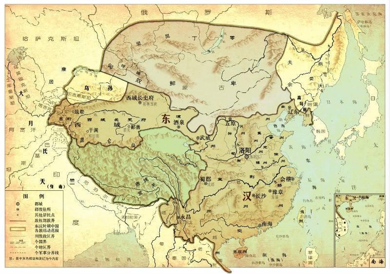 東漢歷史簡(jiǎn)介：東漢時(shí)期的歷史、東漢歷史地圖