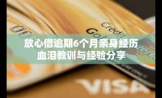 放心借逾期6個(gè)月親身經(jīng)歷 血淚教訓(xùn)與經(jīng)驗(yàn)分享